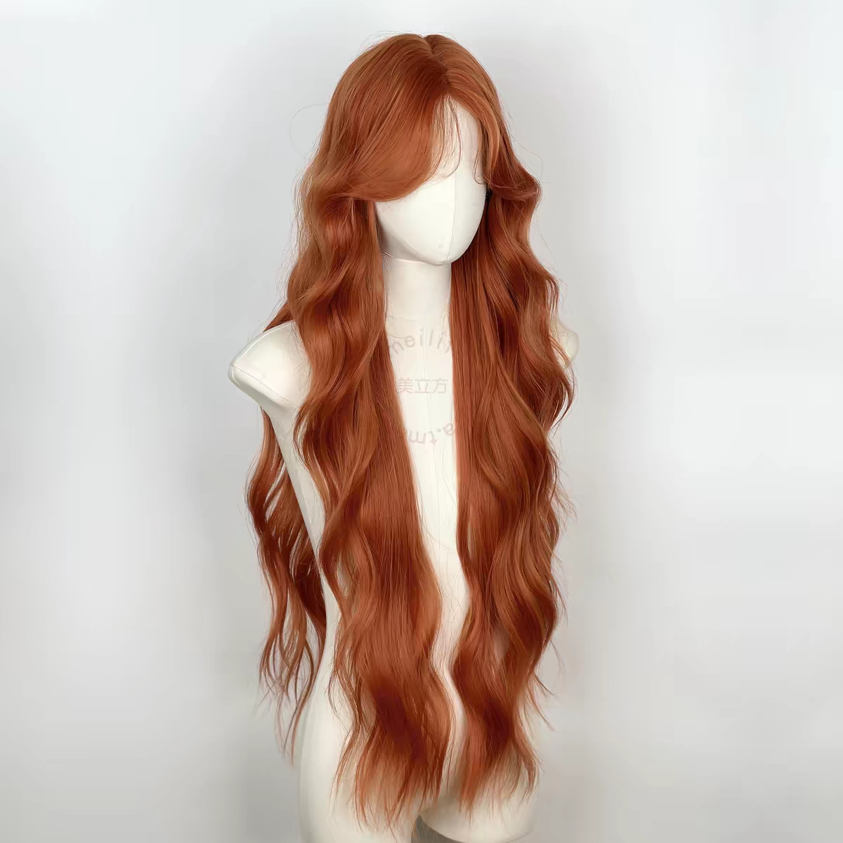 Ember 28" Body Wave Glueless Synthetic Wig – Auburn Orange