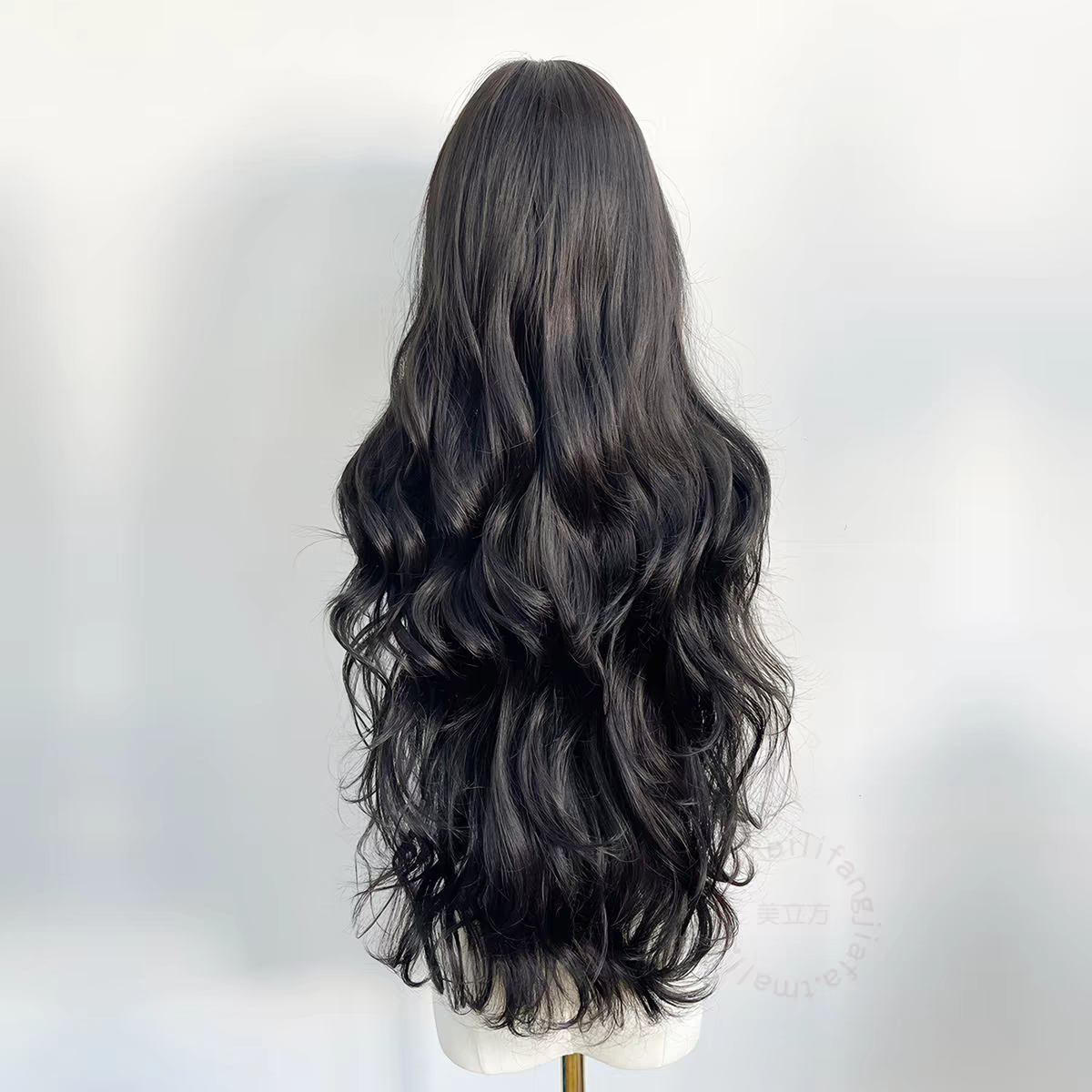 Noir 26" Body Wave Glueless Synthetic Wig – Dark Black