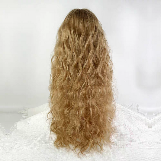 Honey 24" Body Wave Glueless Synthetic Wig – Golden Blonde