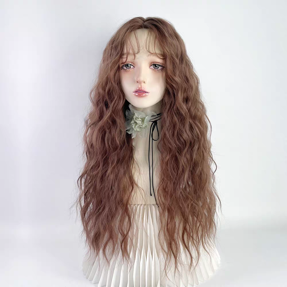 Biscotti 20" Curly Glueless Synthetic Wig – Chocolate Brown