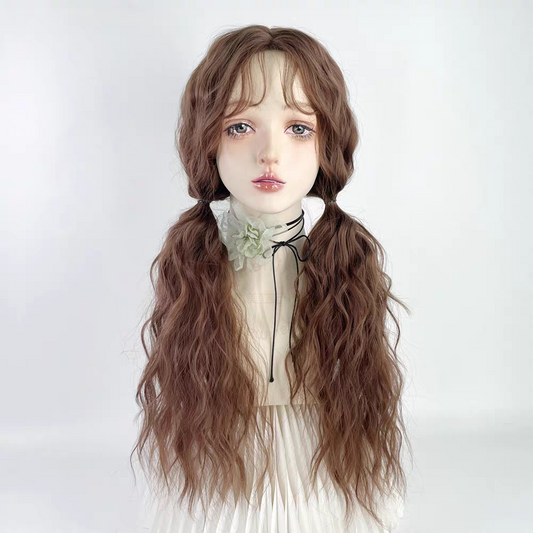 Biscotti 20" Curly Glueless Synthetic Wig – Chocolate Brown
